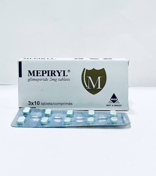MEPIRYL 2MG X30 M & B