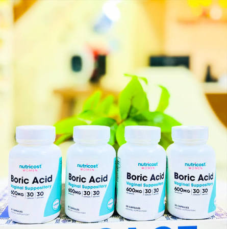 NUTRICOST WOMEN BORIC ACID VAGINA SUPPOSITORY 600MG X60