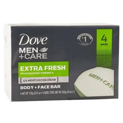 DOVE MEN+CARE BAR SOAP X4