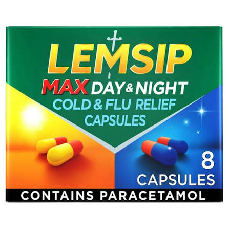 LEMSIP MAX COLD & FLU X8