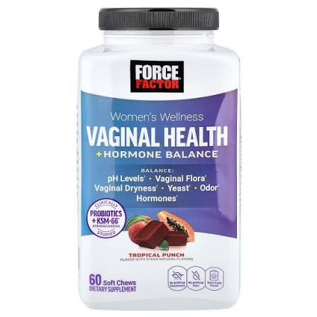 FORCE FACTOR VAGINAL HEALTH HORMONE BALANCE X60