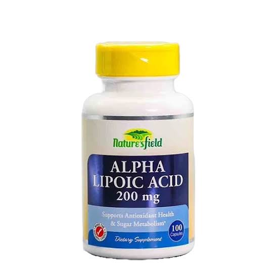 NATURES FIELD ALPHA LIPOIC ACID 200MG X100