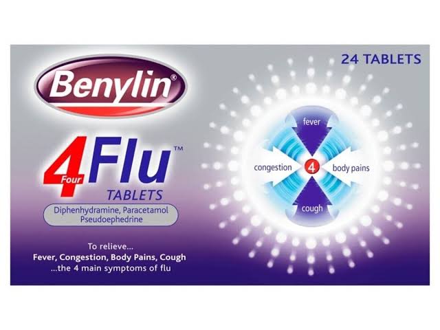 BENYLIN 4 FLU TABS X 24