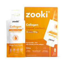 ZOOKI COLLAGEN LIQ SACHET 5000MG MANGO PEACH FLAVOUR