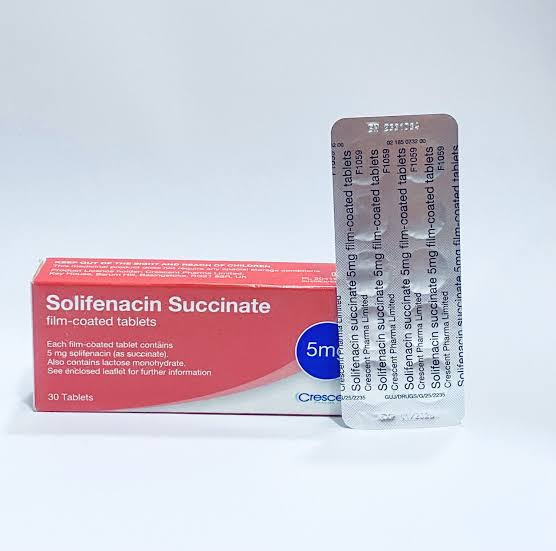 SOLIFENACIN 5MG TABS X 30 CRESENT