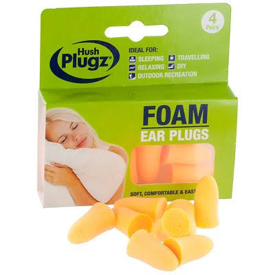 FOAM EAR PLUG 4 PAIRS