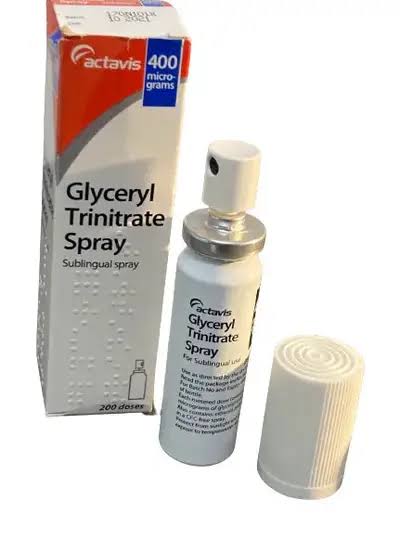 GLYCERYL TRINITRATE  SPRAY ACCORD 180 DOSES