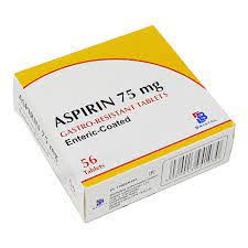 ASPIRIN 75MG X 56 BRISTOL