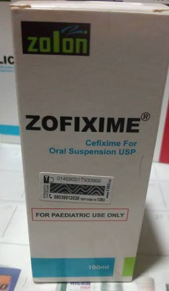 ZOFIXIME CEFIXIME 100MG/5ML