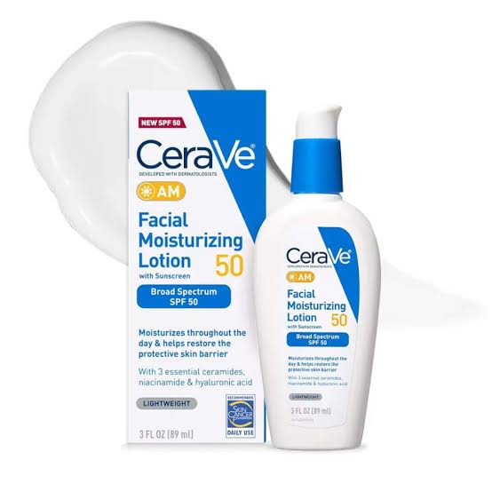 CERAVE AM FACIAL MOISTURIZING LOTION 89MLS BY 50
