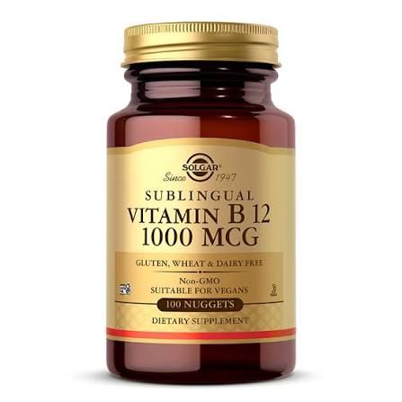 SOLGAR SUBLINGUAL VITAMIN B12 1000MG X100