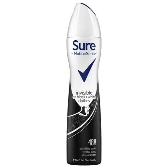 SURE MOTION SENSE INVISIBLE  48H BODY SPARAY