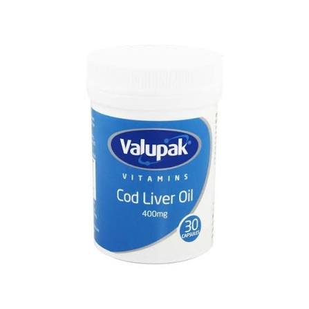 VALUPAK COD LIVER OIL 400MG