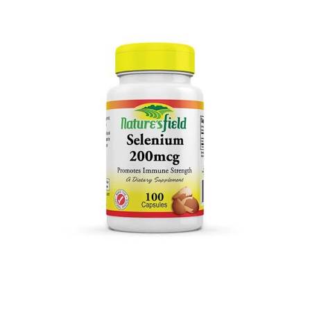 NATURES FIELD SELENIUM 200MCG X100 CAPS