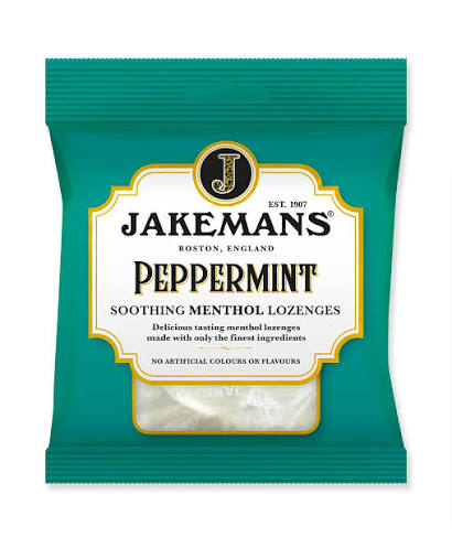JAKEMANS MENTHOL PEPPERMINT LOZENGES 73G