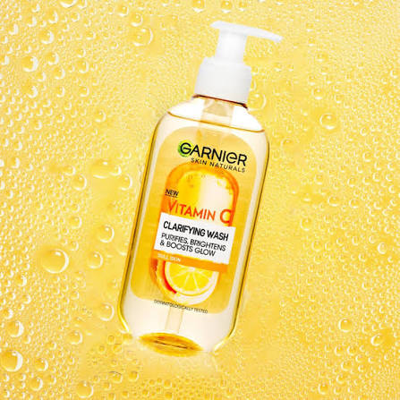 GARNIER VITAMIN C CLARIFYING BRIGHTENING WASH 200ML