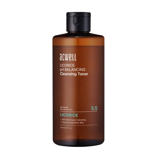 ACWELL 5.5 LICORICE PH BALANCING CLEANSING TONER 300ML