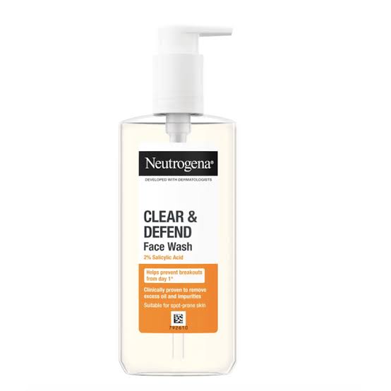 NEUTROGENA CLEAR & DEFEND FACE WASH 200ML