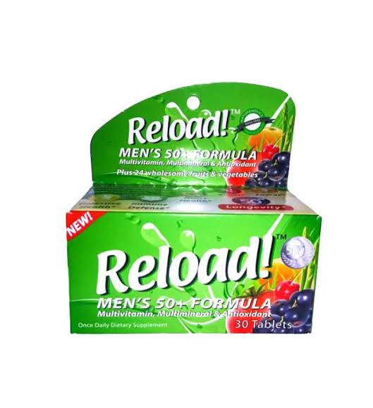 RELOAD MENS 50+ FORMULA X 30 TABS