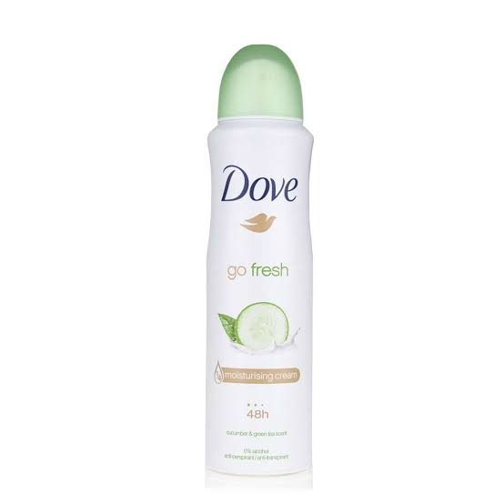DOVE CUCUMBER AND GREEN TEA BODY SPRAY 250MLS