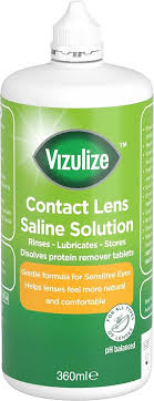 VIZULIZE CONTACT LENS CARE SALINE SOLUTION