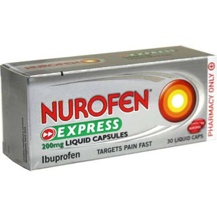 NUROFEN EXPRESS 200MG X30 CAPSULES