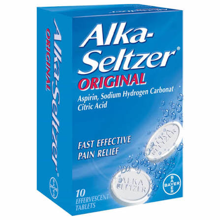 ALKA-SELTER ORIGINAL ASPIRIN X10 BAYER