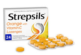 STREPSILS ORANGE VIT C X 24