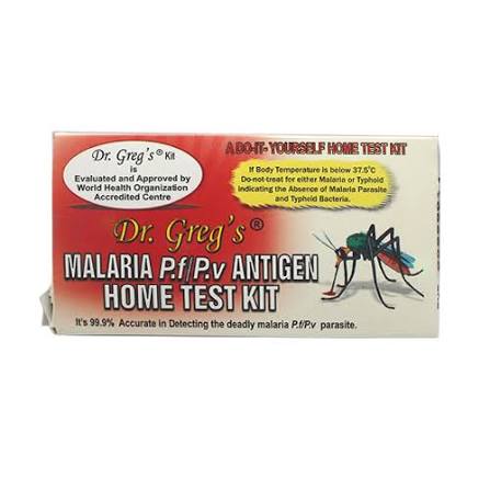 DR GREG MALARIA P.F ANTIGEN HOME TEST KIT