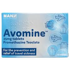 AVOMINE 25MG X 10 MANX HEALTHCAR