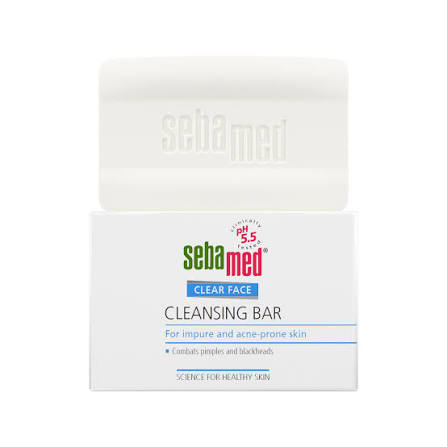 SEBAMED CLEAR FACE CLEANSING BAR SOAP 100G