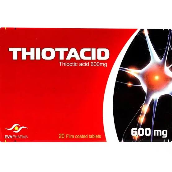 THIOTACID 600MG CAPS X 20