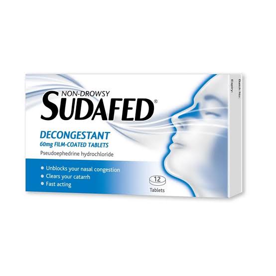 SUDAFED DECONG. X 12 TABS