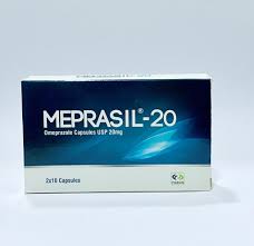 MEPRASIL 20MG X 20 CAPS