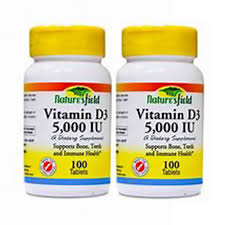 N/F VITAMIN D3 5000IU X100