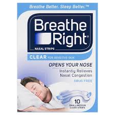 BREATHE RIGHT NASAL STRIPS X 10