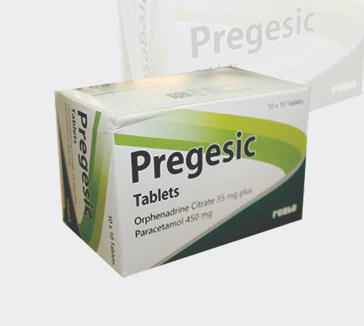 PREGESIC REAL ORPHENADRINE TABLETS