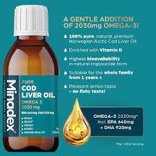 MINADEX OMEGA PURE COD LIVER OIL 2030MG 150ML