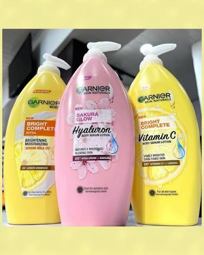 GARNIER SKIN NATURAL BODY LOTION MIX