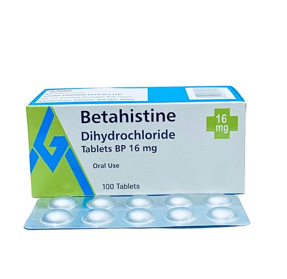 BETAHISTINE TABLETS 16MG X 100