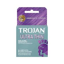 TROJAN ULTRA THIN CONDOM X 3