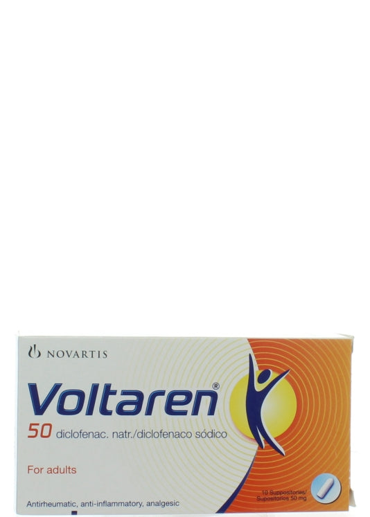 VOLTAREN 50MG SUPPOSITORY X 10