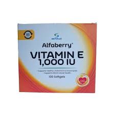 ALFABERRY VIT E 1000IU X 10 softgels