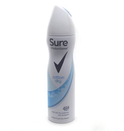 SURE M.S COTTON DRY SPRAY 250ML