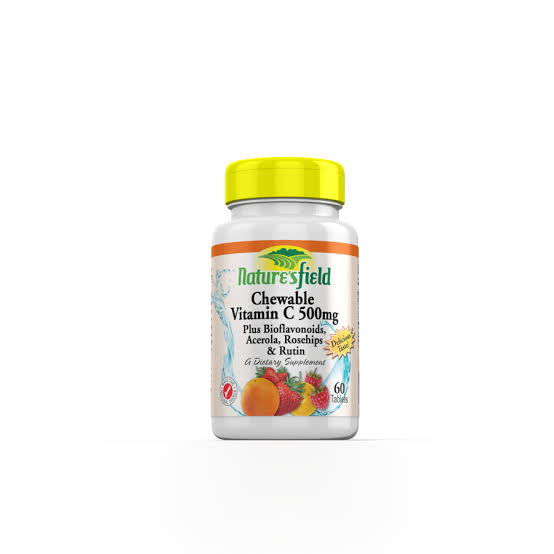 NATURESFIELD CHEW VIT C 500MG X60