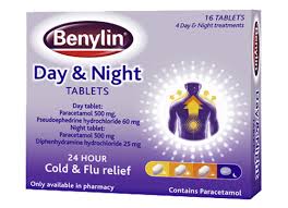 BENYLIN DAY & NIGHT TABS X 16