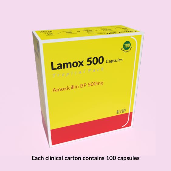 LAMOX 500 CAPSULES  MECURE PER SACHET