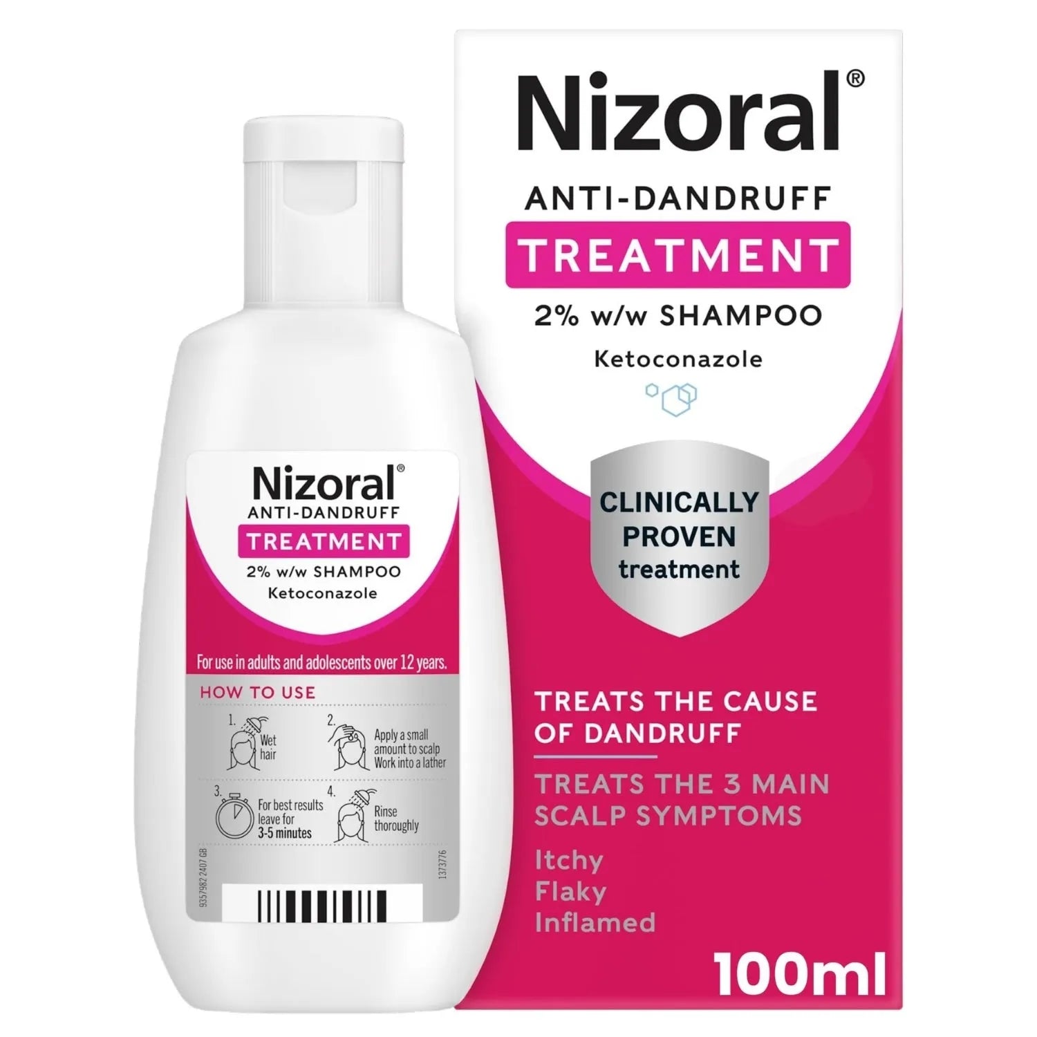 NIZORALDANDRUFF SHAMPOO 100ML