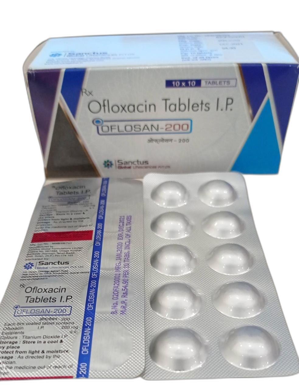OFLOXATOP OFLOXACIN TABLETS 200MG