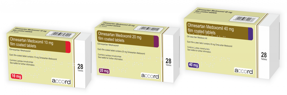 OLMESARTAN MEDOXOMIL TABLETS 20ML X28 ACCORD